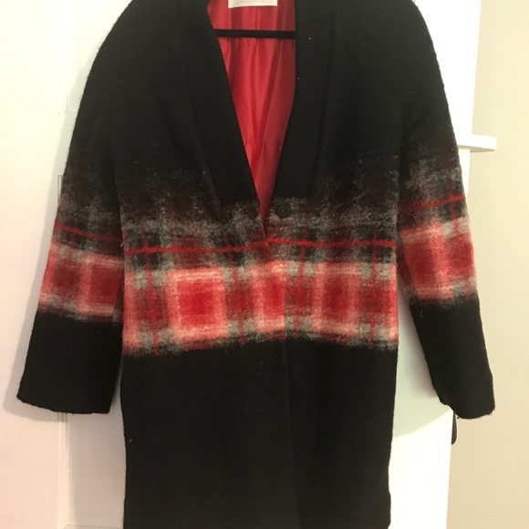 Thakoon Addition Navy and Red Coat - Picture 3 of 3